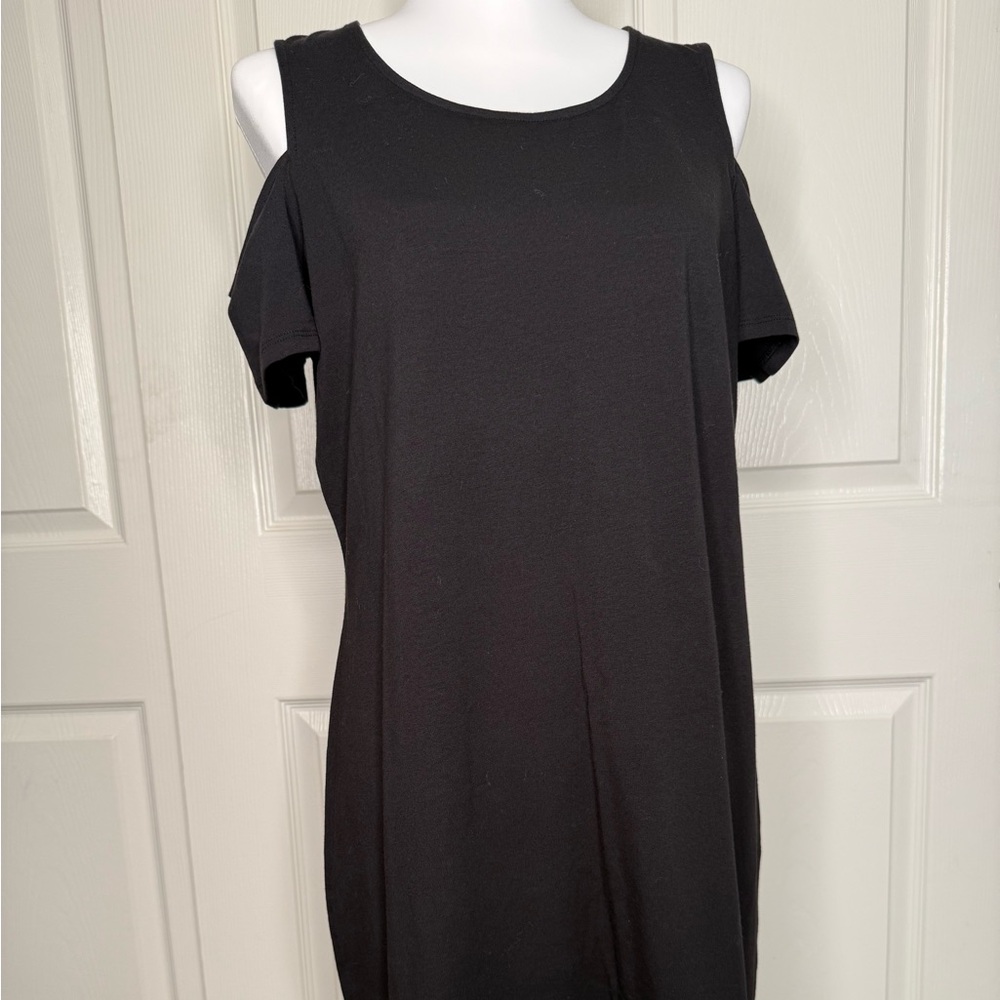 Michael Kors Classic Black Dress women’s size L Sleeveless